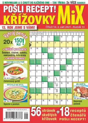 Pošli recept Křížovky MiX 10/2021