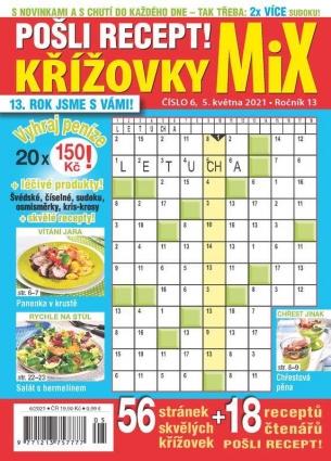 Pošli recept Křížovky MiX 6/2021