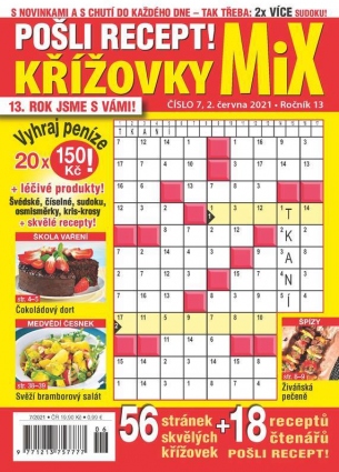 Pošli recept Křížovky MiX 7/2021