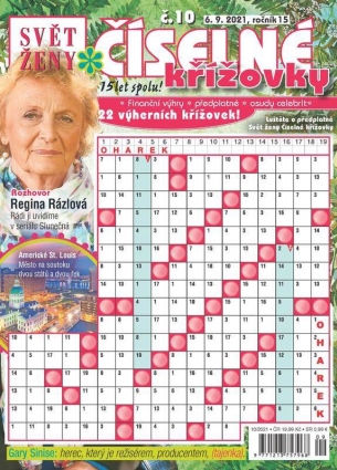 Svět ženy Číselné křížovky 10/2021