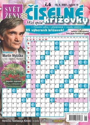 Svět ženy Číselné křížovky 6/2021