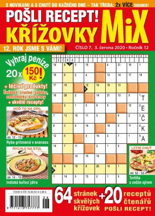 Pošli recept Křížovky MiX 7/2020