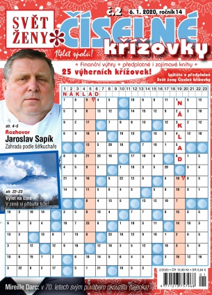 Svět ženy Číselné křížovky 2/2020