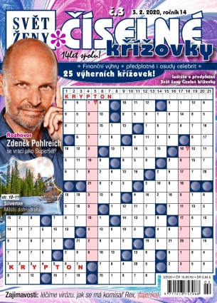 Svět ženy Číselné křížovky 3/2020