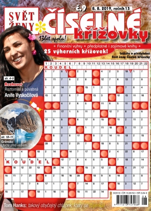 Svět ženy Číselné křížovky 9/2019