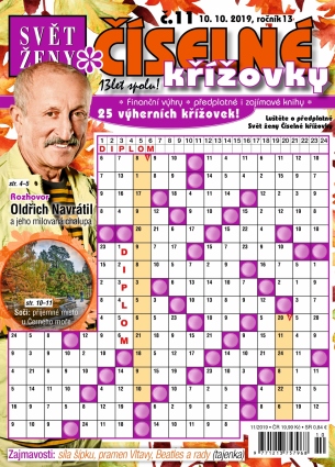 Svět ženy Číselné křížovky 11/2019