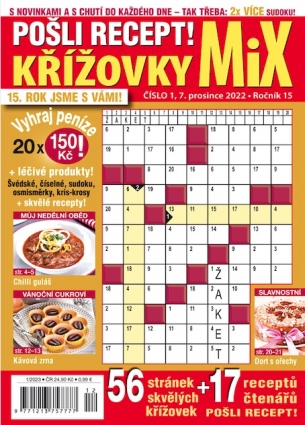 Pošli recept Křížovky MiX 1/2023