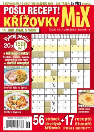 Pošli recept Křížovky MiX 10/2022